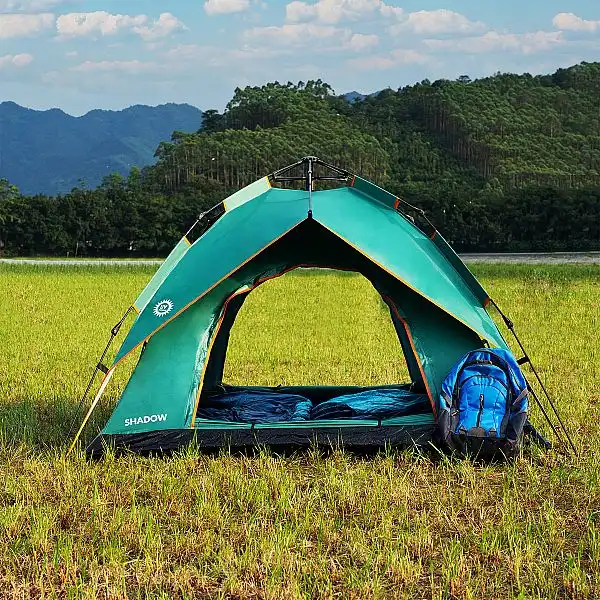 Туристичний намет 2в1 Nils Camp NC7819 зелений