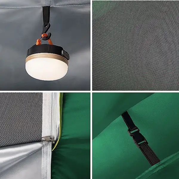 Туристичний намет 2в1 Nils Camp NC7819 зелений