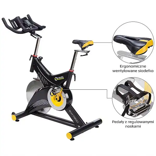 Велотренажер спінбайк HMS Premium SW7200