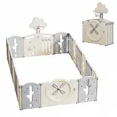 Манеж пластиковый inSPORTline Bufalino 16+2 160 x 240 x 64 см