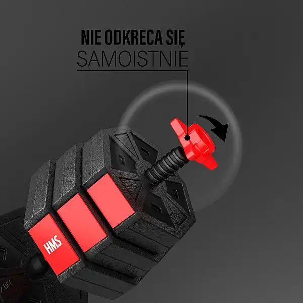 Гантелі розбірні 30кг з функцією штанги HMS SGC30