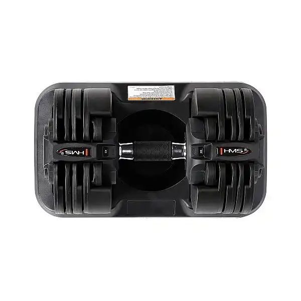 Гантель регульована зі зміною ваги HMS SR20 2.3-20кг