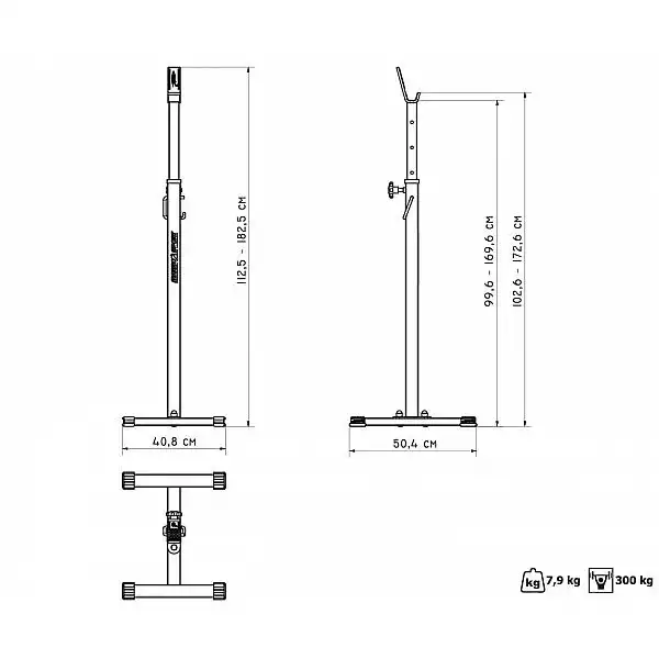 Лава і стійки під штангу Marbo Sport MS10