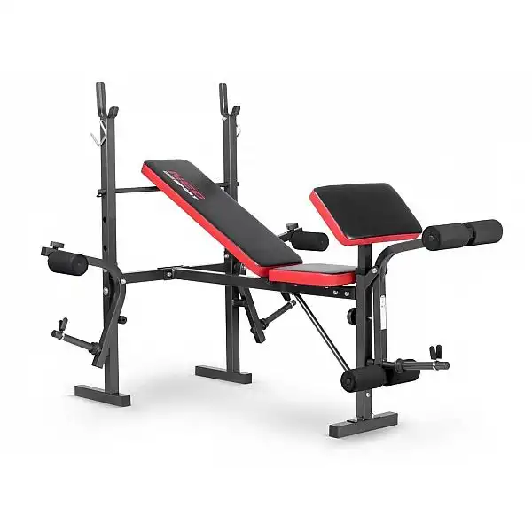 Силовой набор Iron Body со штангой и скамьей Neo-Sport 136кг