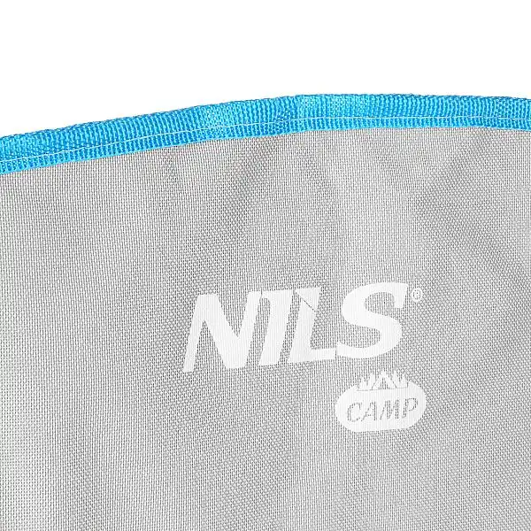 Крісло туристичне розкладне з дашком Nils Camp NC3087 сірий