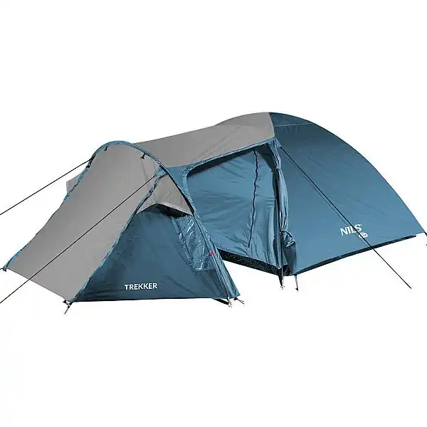Туристичний намет Nils Camp NC6012 Trekker синій-сірий