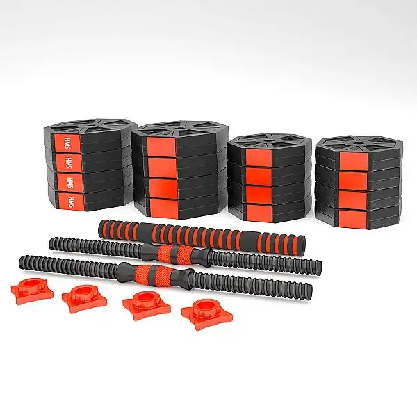 Гантелі розбірні 40кг з функцією штанги HMS SGC40