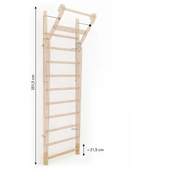 Шведська стенка Wallbars з ясеня 10 перекладин