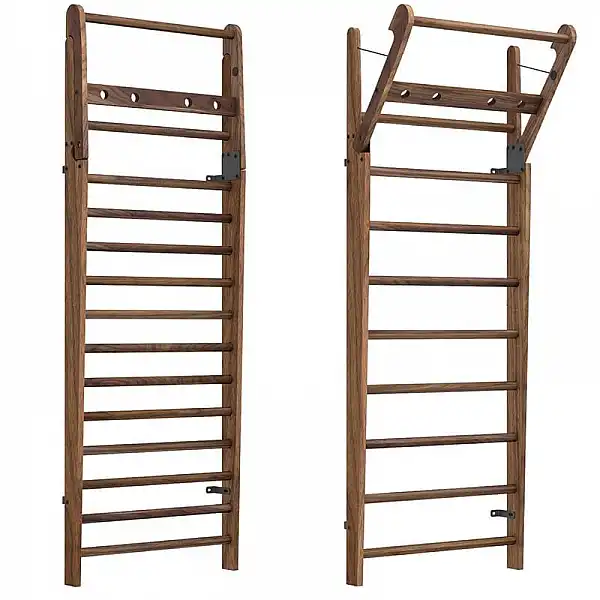 Шведська стенка Wallbars з орехом на 10 перекладин