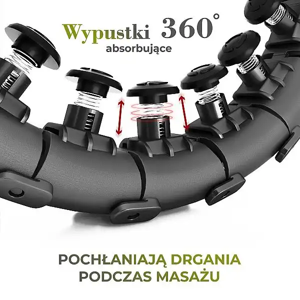 Хула-хуп з тягарцем HMS Plus Size Set HHW12, чорний