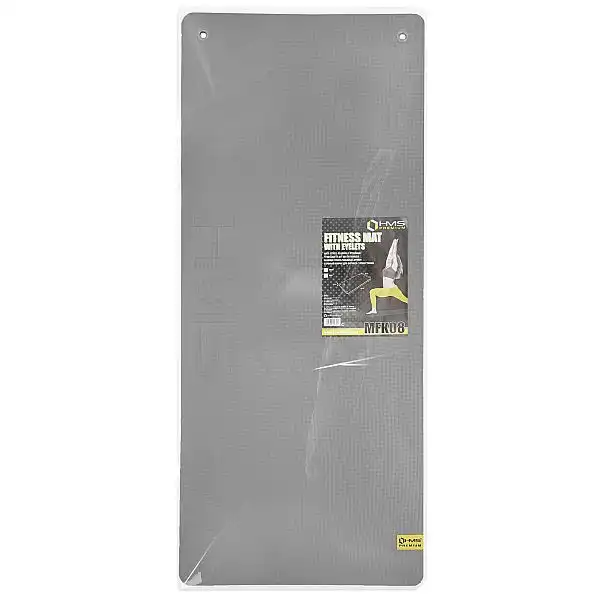 Килимок для фітнесу 140x60см 1.5см HMS Premium MFK08 сіро-чорний