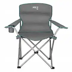 Крісло туристичне розкладне Nils Camp NC3079 сірий/зелений