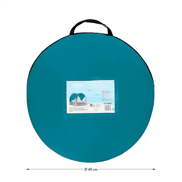 Самоскладний пляжний намет Nils NC3142 морська хвиля