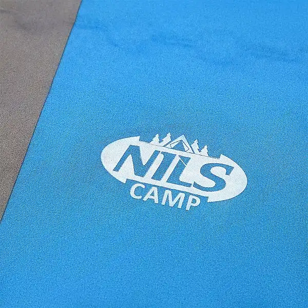 Самонадувний килимок Nils Camp NC4340 синій-сірий
