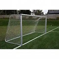 Алюмінієві футбольні ворота FIFA Polsport 5x2 м стаціонарні
