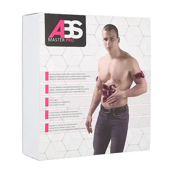 Електростимулятор м'язів преса та сідниць HMS ABS Master Pro Multi Set