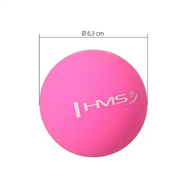 BLC01 РОЗОВЫЙ ЛАКРОС ОДИНОЧНЫЙ МАССАЖНЫЙ МЯЧ HMS