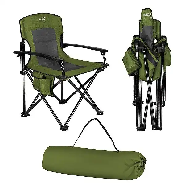 Крісло туристичне розкладне Nils Camp NC3075 зелений