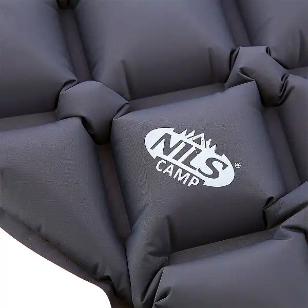 Самонадувний килимок з насосом Nils Camp NC4006 сірий