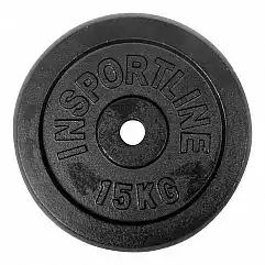 Диск сталевий 30мм inSPORTline Blacksteel 15кг