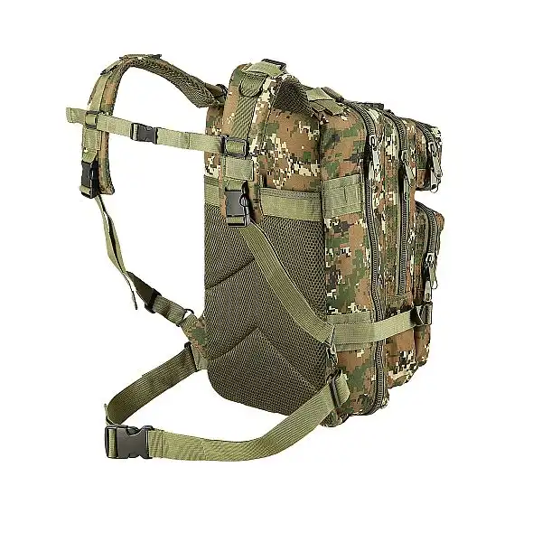 Рюкзак тактичний Nils Camp Defender CBT7204 зелений камуфляж