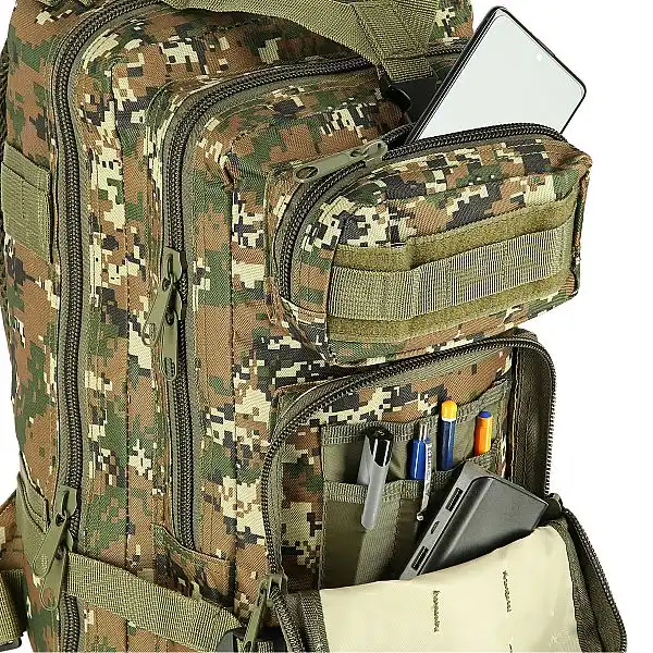 Рюкзак тактичний Nils Camp Defender CBT7204 зелений камуфляж