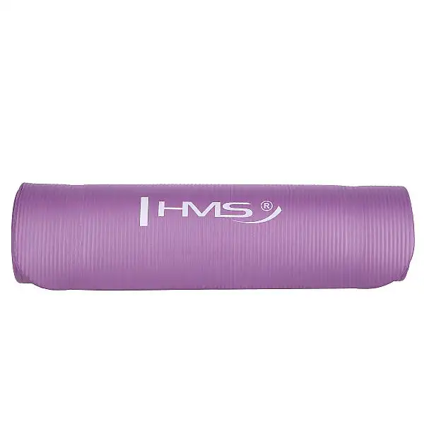 Килимок для йоги 183х61см 1см HMS YM03, фіолетовий