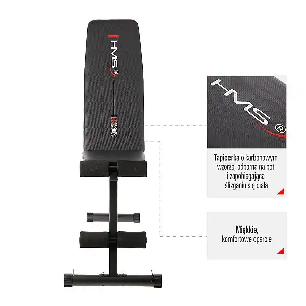 Тренажерная лава регулируемая с эспандерами HMS LS1203