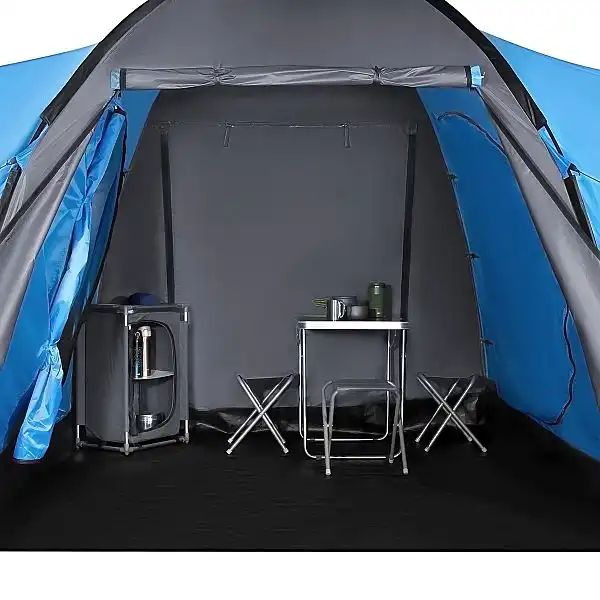 Туристичний намет Nils Camp NC6031 Highland синій-сірий
