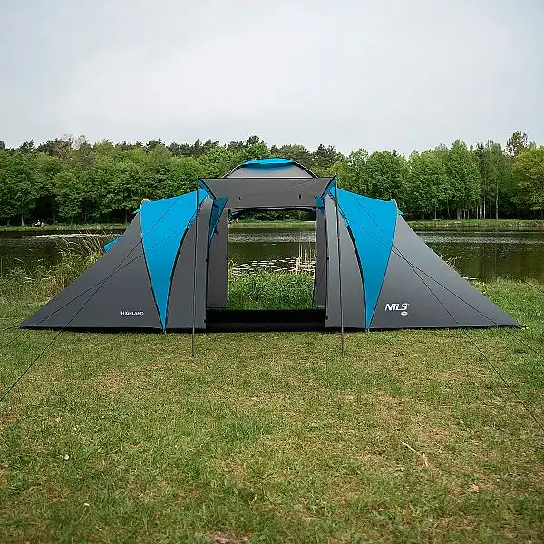 Туристичний намет Nils Camp NC6031 Highland синій-сірий