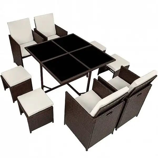 Садові меблі Technorattan Bilbao з чохлом антична бронза