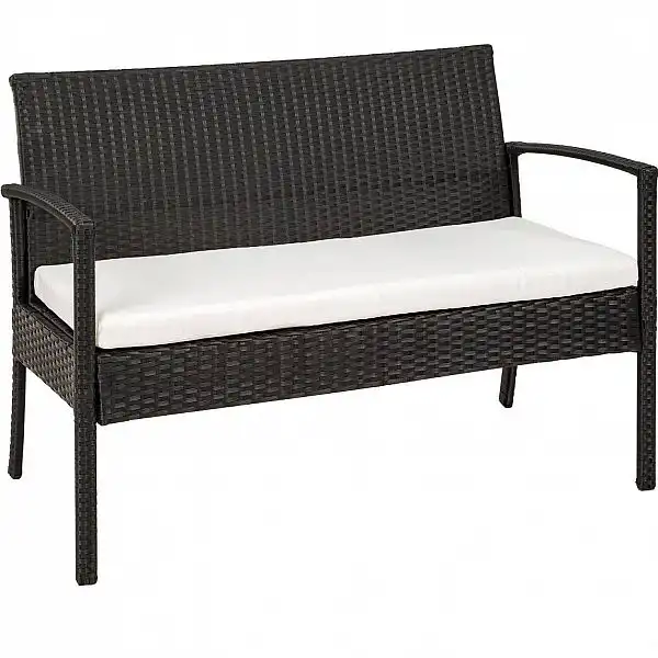 Садові меблі Polirattan Sparta 3+1 чорний