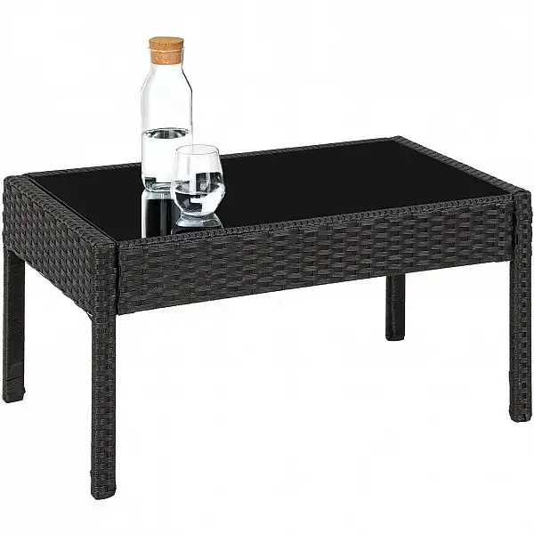 Садові меблі Polirattan Sparta 3+1 чорний