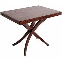 Стіл дубовий журнально-обідній Transformer Walnut