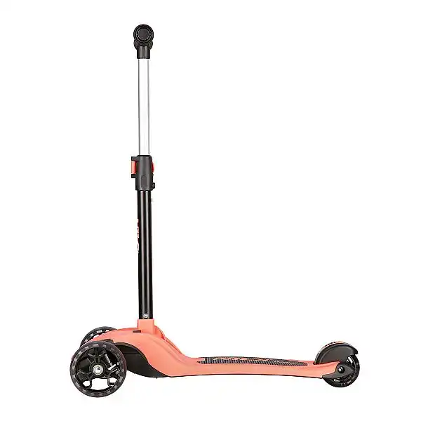 Самокат дитячий Nils Fun HLB122 LED рожевий