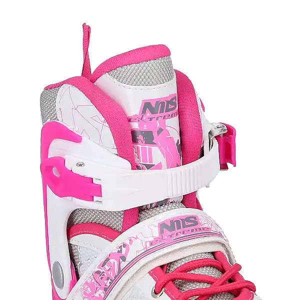 Роликові ковзани 2в1 Nils Extreme NF10927A розм. S 31-34 темно-рожевий