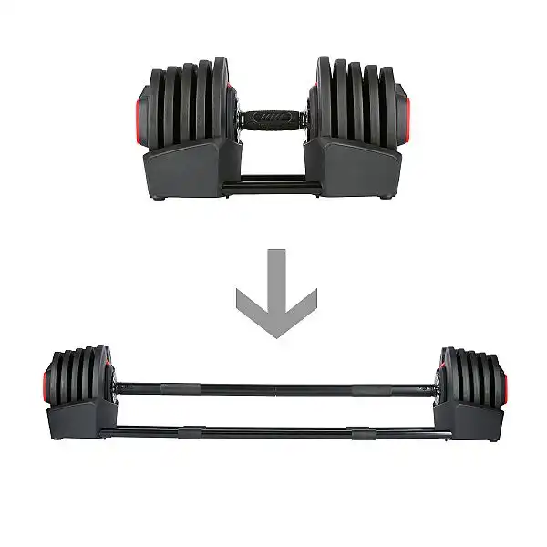 Наборная штанга+гантель HMS SGR40 PRO SET 2IN1 43.5кг