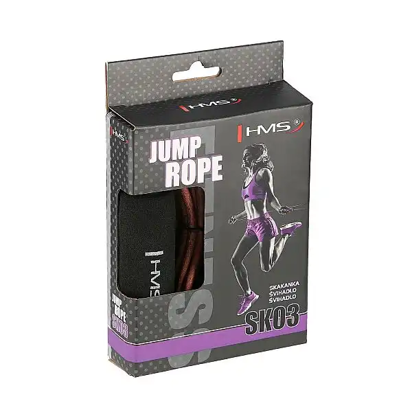 Скакалка шкіряна HMS SK03 JUMP ROPE