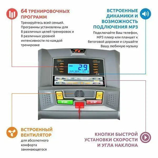 Бігова доріжка FitLogic T15