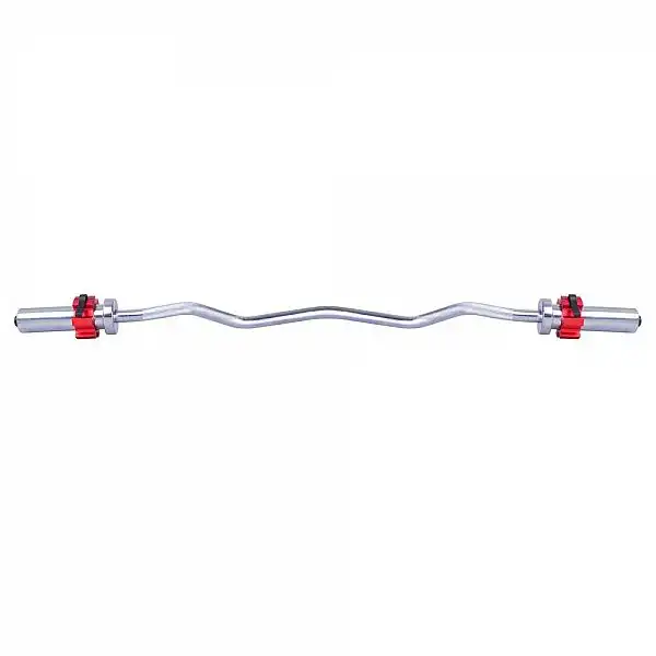 Олимпийский алюминиевый зажим для грифа inSPORTline CL-21, 50мм красный