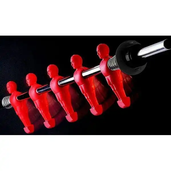 Настільний футбол Garlando G-100 Red, Наскрізні