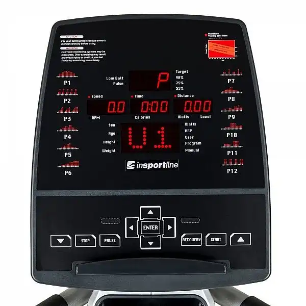 Горизонтальний велотренажер inSPORTline Gemini R200