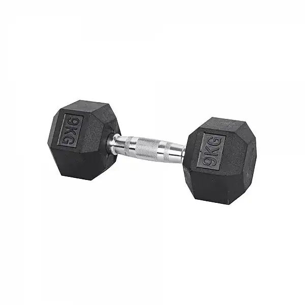 Шестигранна гантель inSPORTline Hexsteel 9кг