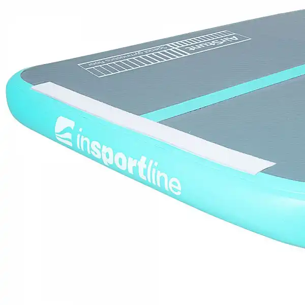 Надувний килимок для вправ inSPORTline Airstunt 400 x 100 x 10 см сірий