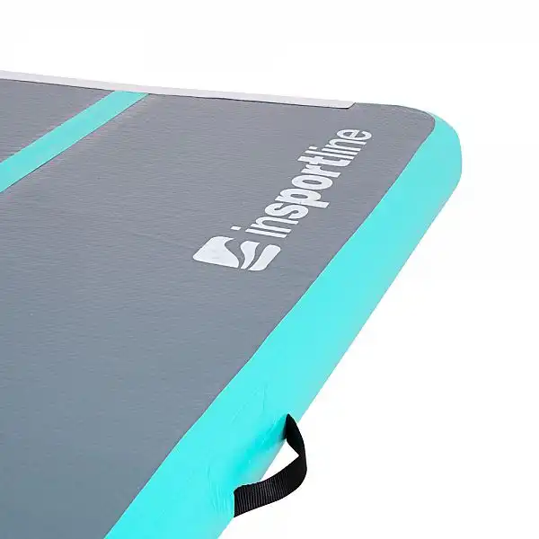 Надувний килимок для вправ inSPORTline Airstunt 400 x 100 x 10 см сірий