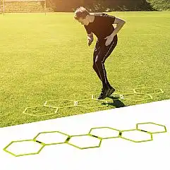 Шестикутна драбина спритності inSPORTline HexLed