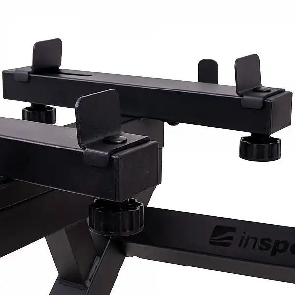 Регульований набір гантелей для однієї руки inSPORTline DuraBell® 2 x 6,5 – 24,5 кг із стійкою