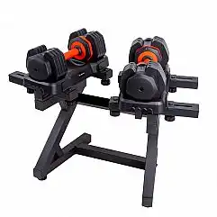Регульований набір гантелей для однієї руки inSPORTline DuraBell® 2 x 6,5 – 24,5..