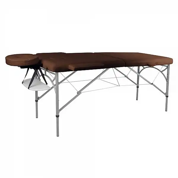 Масажний стіл inSPORTline Tamati 2-Piece Aluminium, чорний