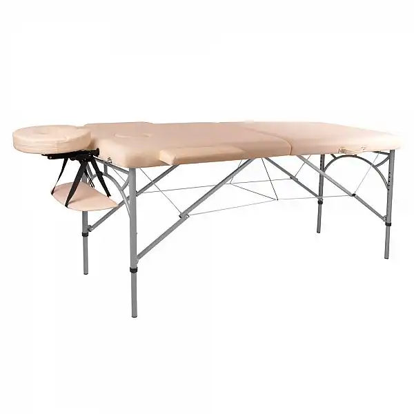Масажний стіл inSPORTline Tamati 2-Piece Aluminium, чорний